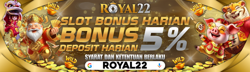 BONUS DEPOSIT HARIAN 5% (KHUSUS PERMAINAN SLOT)